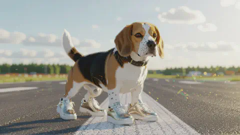 散歩と投薬を両立？犬専用「薬入りスニーカー」発売