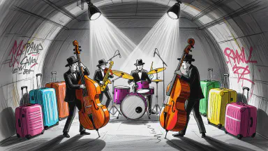 Lost Property Office Becomes Suitcase Percussion Orchestra: The 'Clank-Clank Concerto' Echoing from City Hall Basement - Style 8