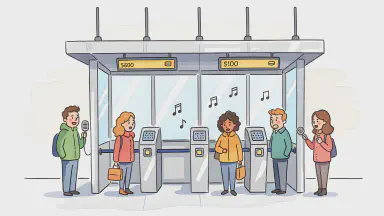地下鉄「歌声荷物検査」音程でセキュリティ - Style 10